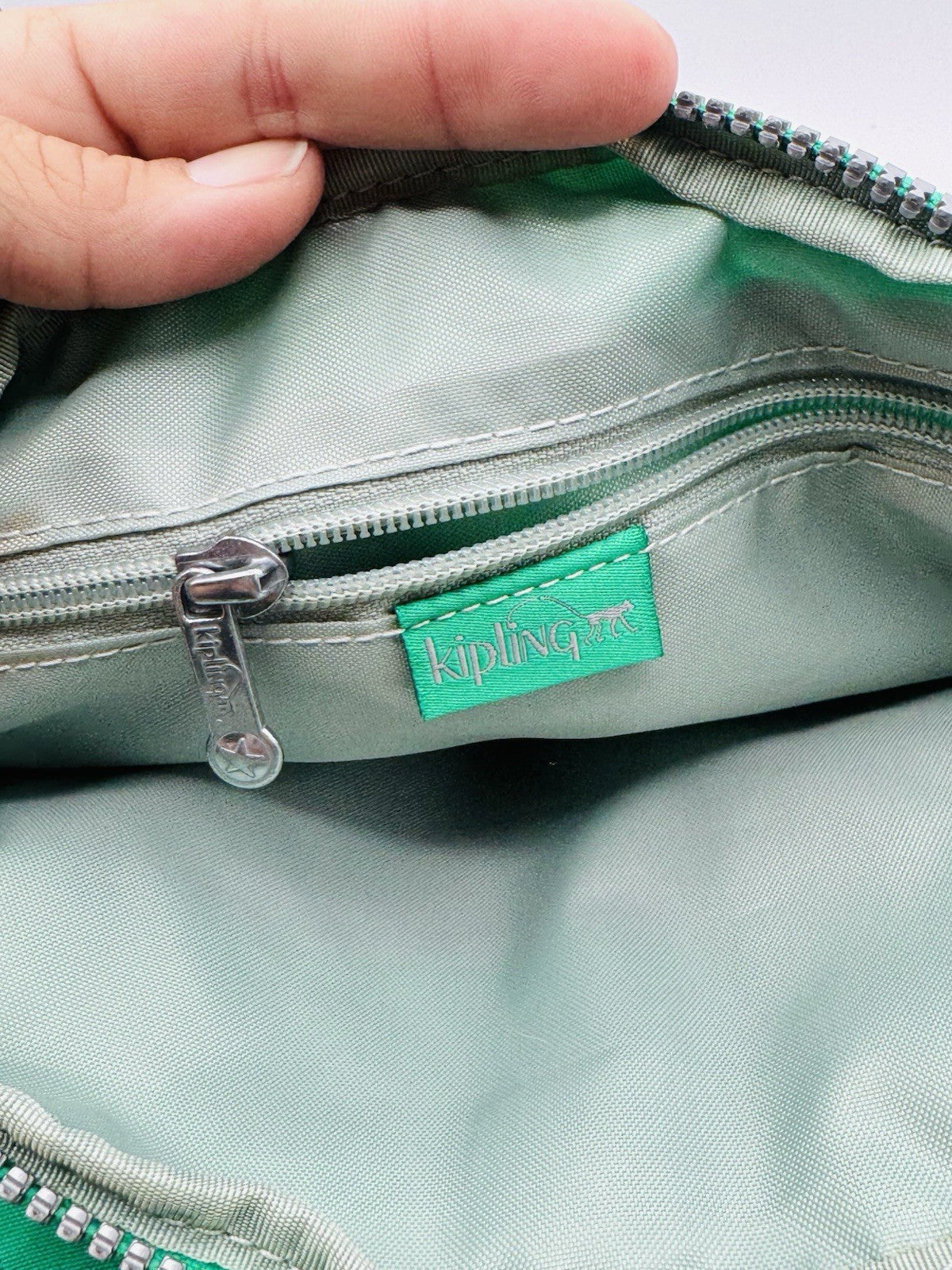 Kipling HB6467 Keefe Shoulder Crossbody Bag Double Green