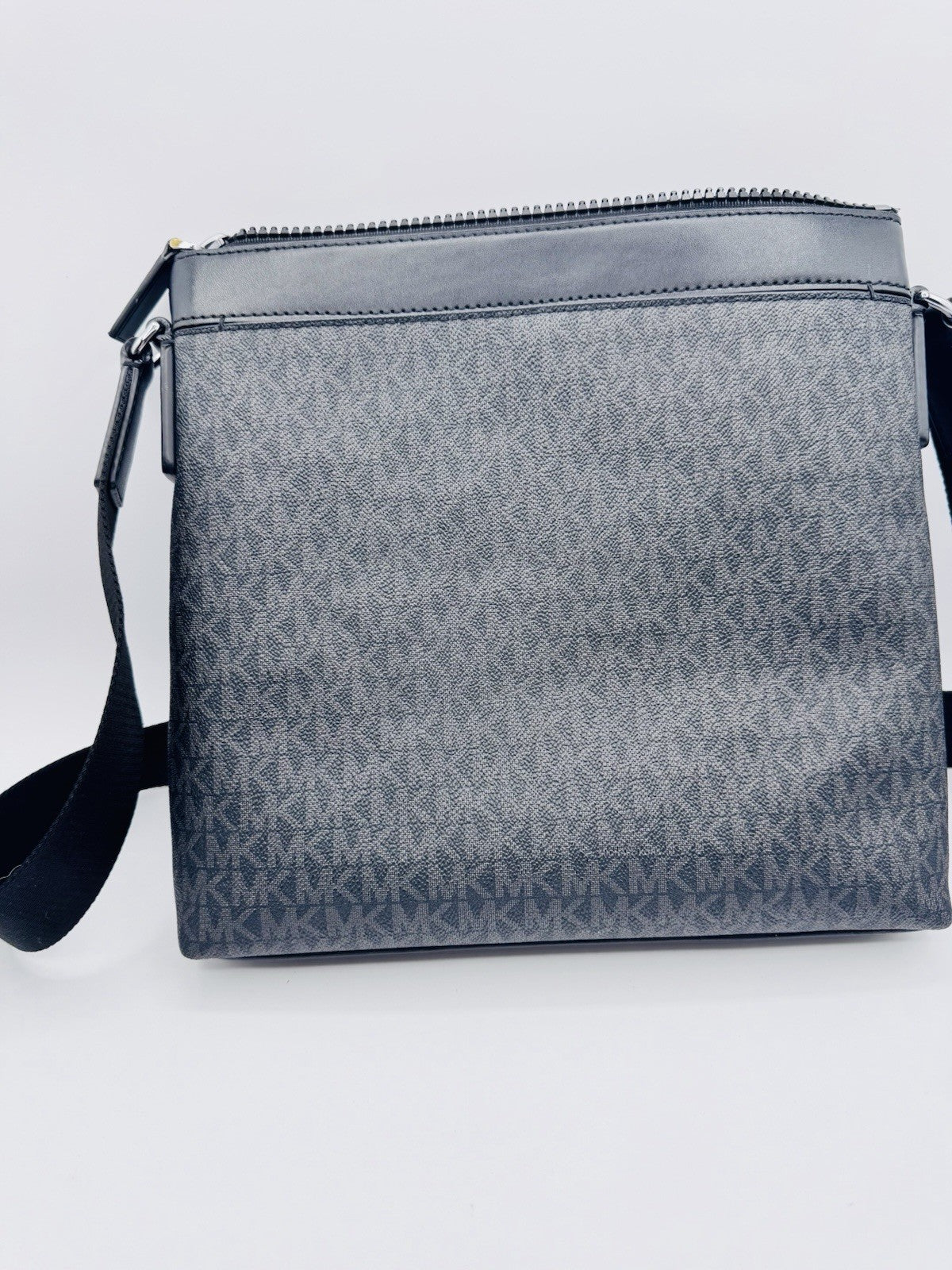 Michael Kors Cooper Greyson Crossbody Gray Black