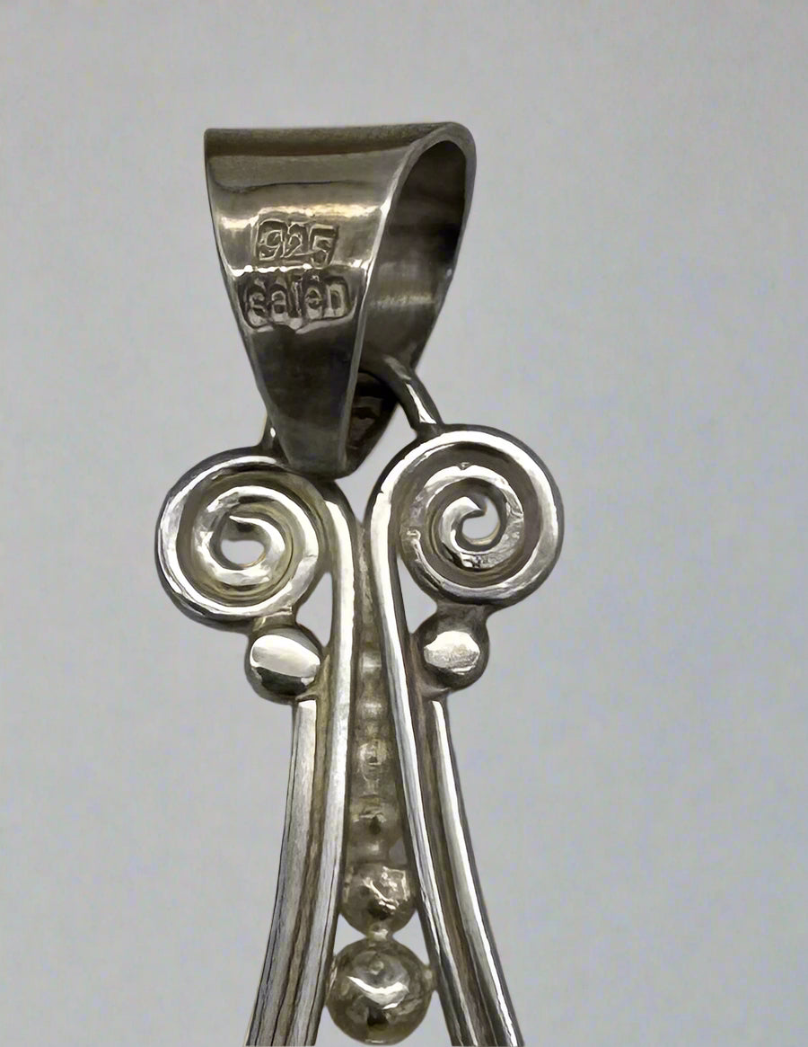 Sterling Silver Charoite Pendant