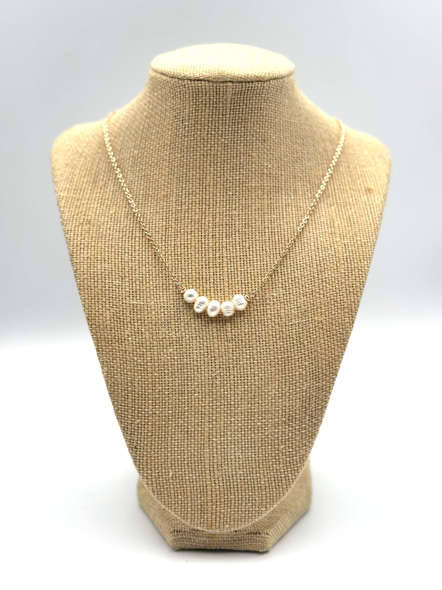 Park Lane Gold-Tone Necklace with Freshwater Pearls – Dainty Modern Classic