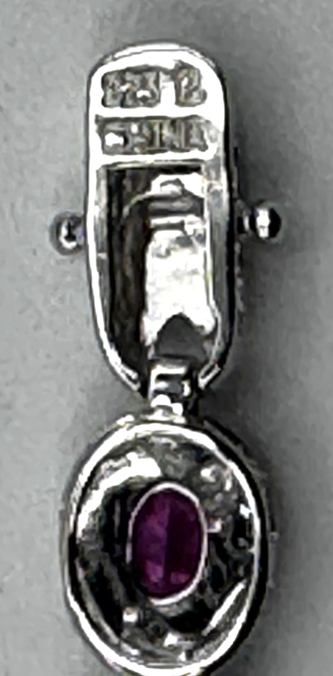 Sterling Silver CZ & Pink Gemstone Tennis Bracelet