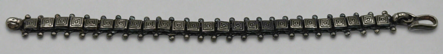 Novica Sterling Silver Bracelet – “Perfect Squares” by Prageet, India
