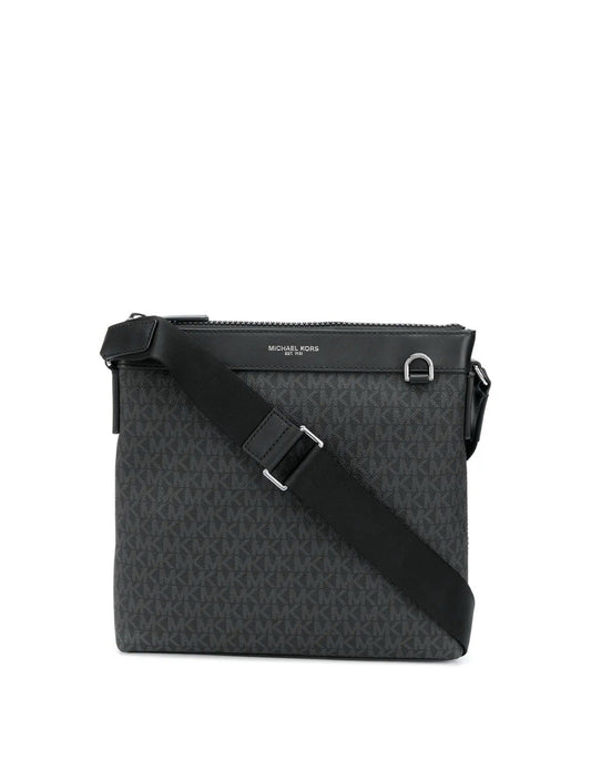 Michael Kors Cooper Greyson Crossbody Gray Black