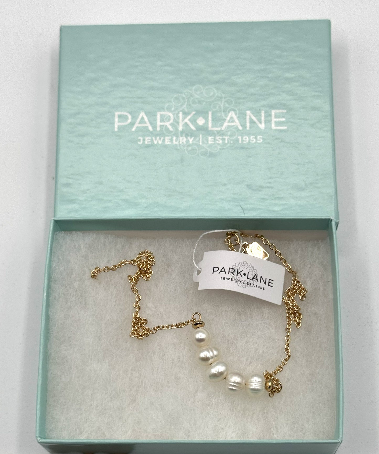 Park Lane Gold-Tone Necklace with Freshwater Pearls – Dainty Modern Classic