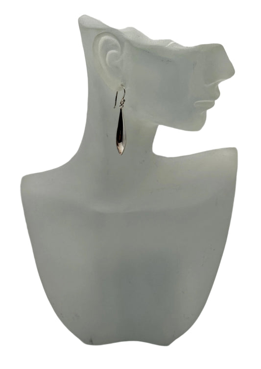 Sterling Silver Teardrop Dangle Earrings – 925 JCM Thailand