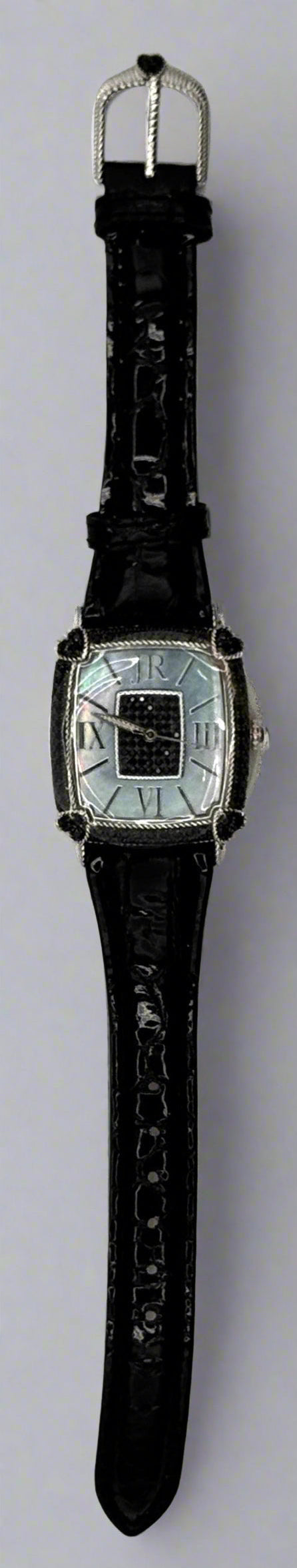 Judith Ripka Monaco Mother of Pearl Watch – Needs Battery