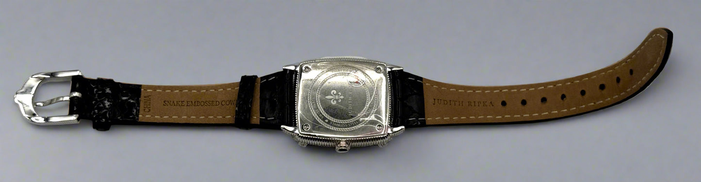 Judith Ripka Monaco Mother of Pearl Watch – Needs Battery